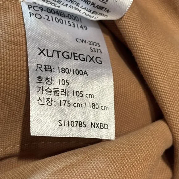 Levi Strauss Utility Shirt Jacket Canvas Snap Up Signature Collection Tan XL NWT - Picture 11 of 16